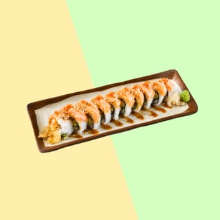 Golden Salmon Tempura Roll