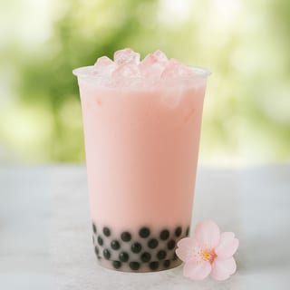 Sakura Rose Boba Tea