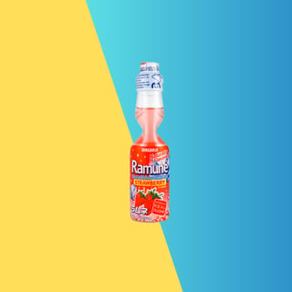 Strawberry Japanese Soda Ramune