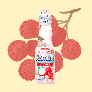 Lychee Japanese Soda Ramune