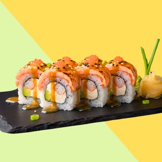 Volcano Seared Salmon Roll