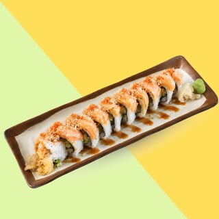 Golden Salmon Tempura Roll